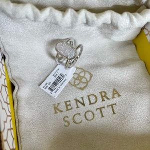 NWT Kendra Scott Sz 7 Silver Ring